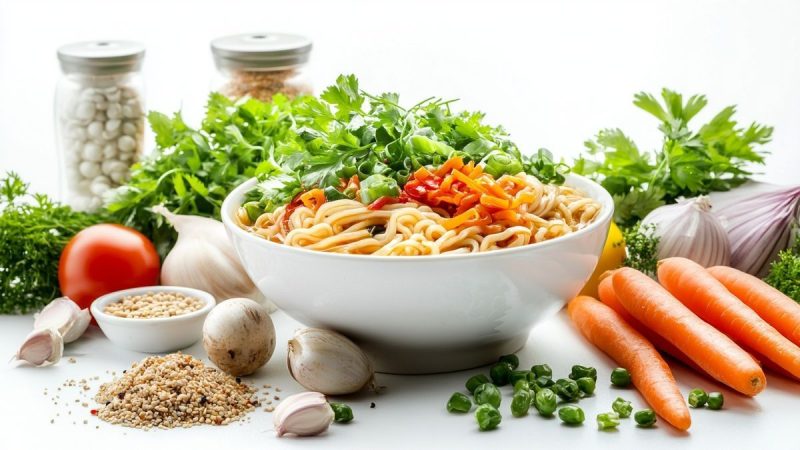 Recette de ramen végétarien délicieuse et facile à réaliser